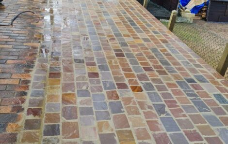 Pose pavés Cherré 72400