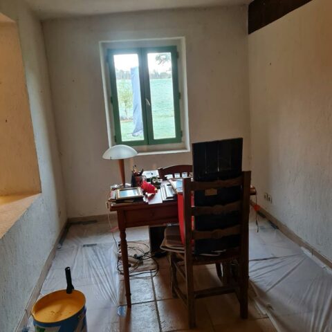 peinture interieur aveze - avant