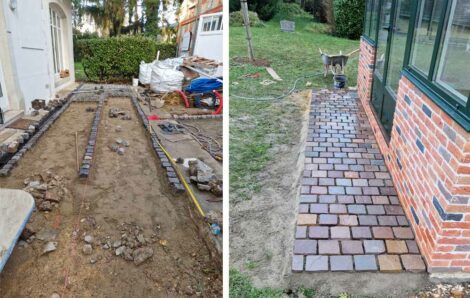 Maçonnerie Le Mans 72000 – Pose de pavé
