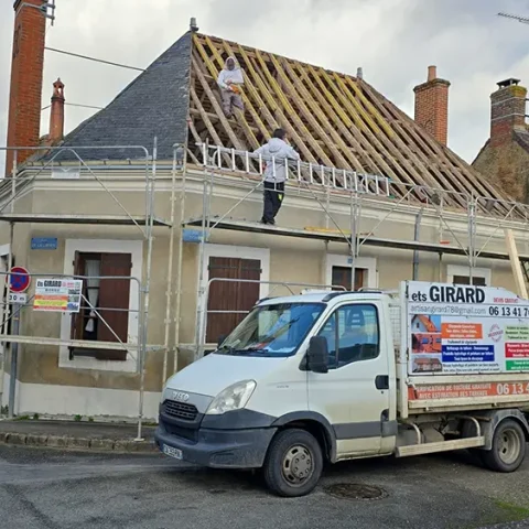 renovation couverture saint michel de chavaignes 72 2