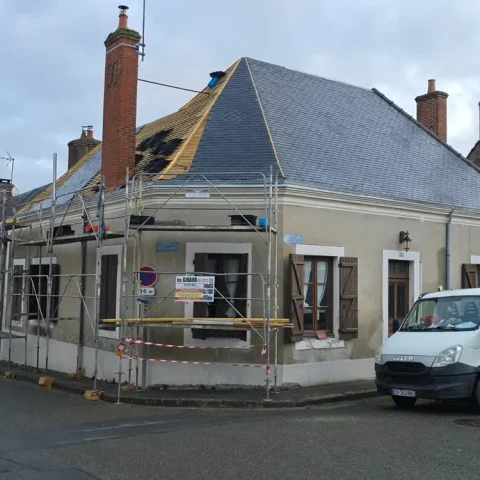 renovation couverture saint michel de chavaignes 72 7